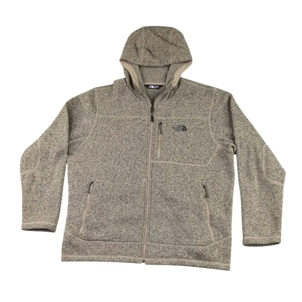The North Face Men’s Hooded Sweater-Knit Fleece Jacket NF00CL3 Size XL  F316